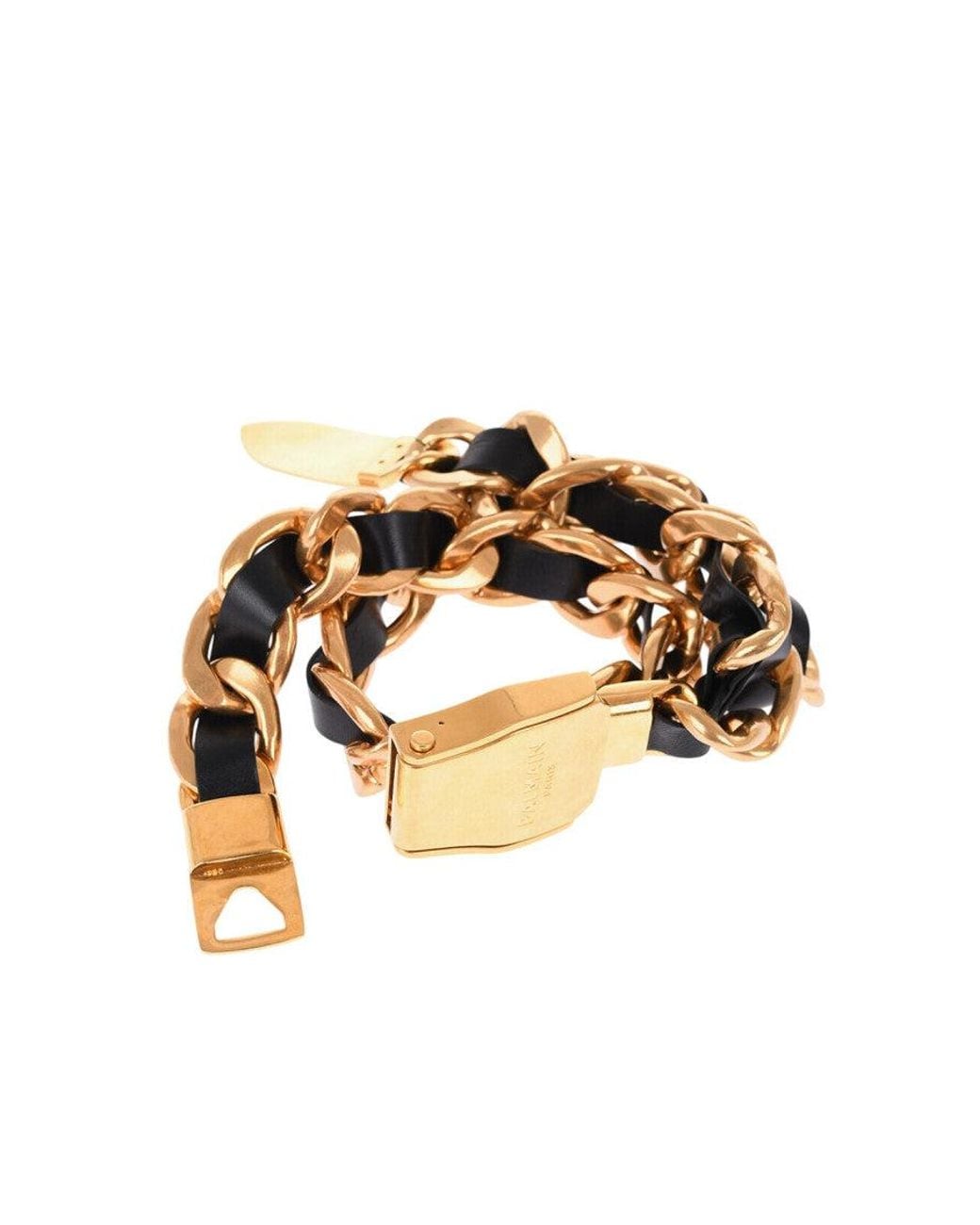Balmain Metallic Chain Embellished Belt