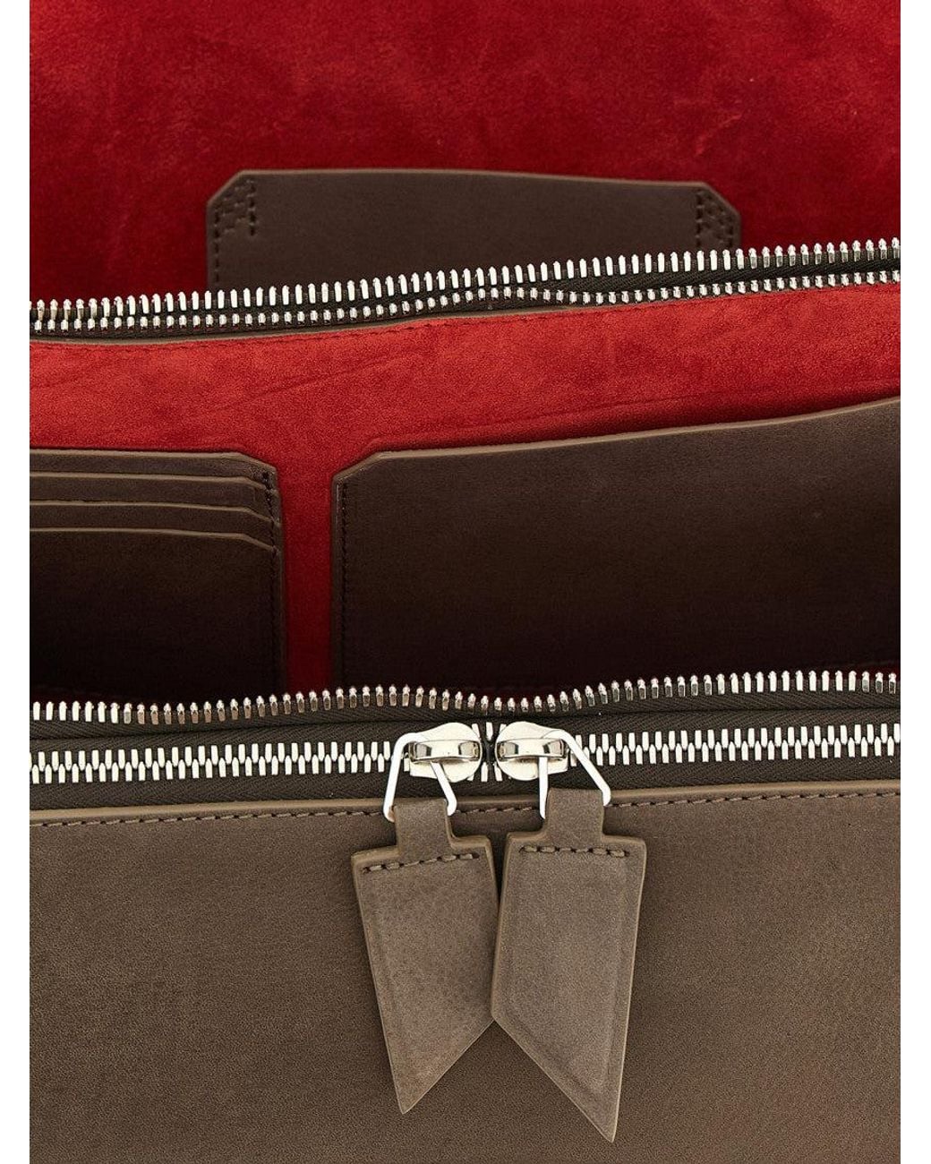 The Attico Brown L'Altra Di Milano Large Shoulder Bag