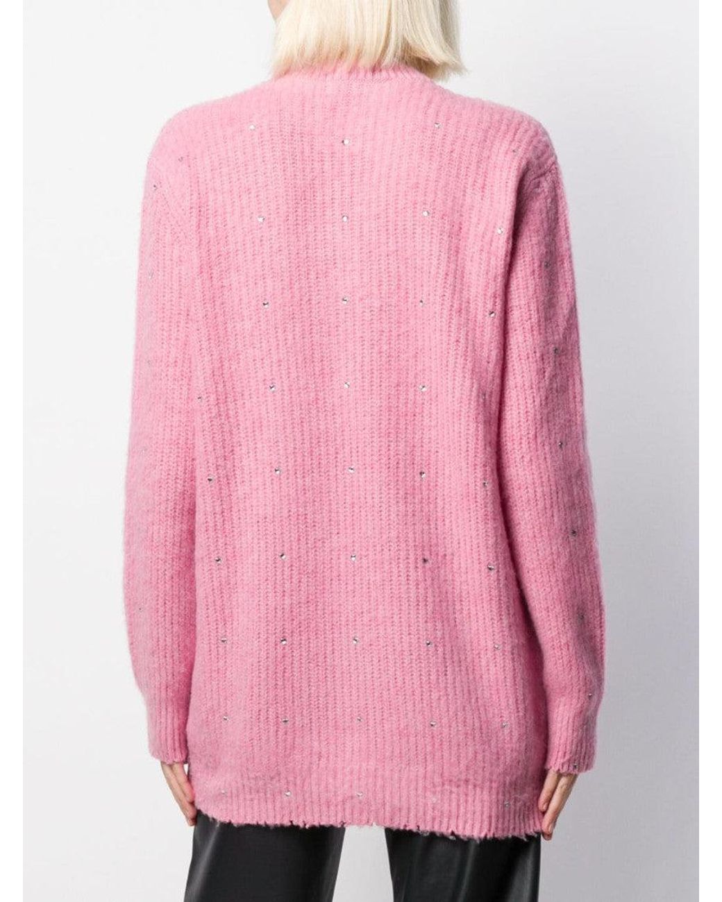 MSGM Pink Knit Sweater