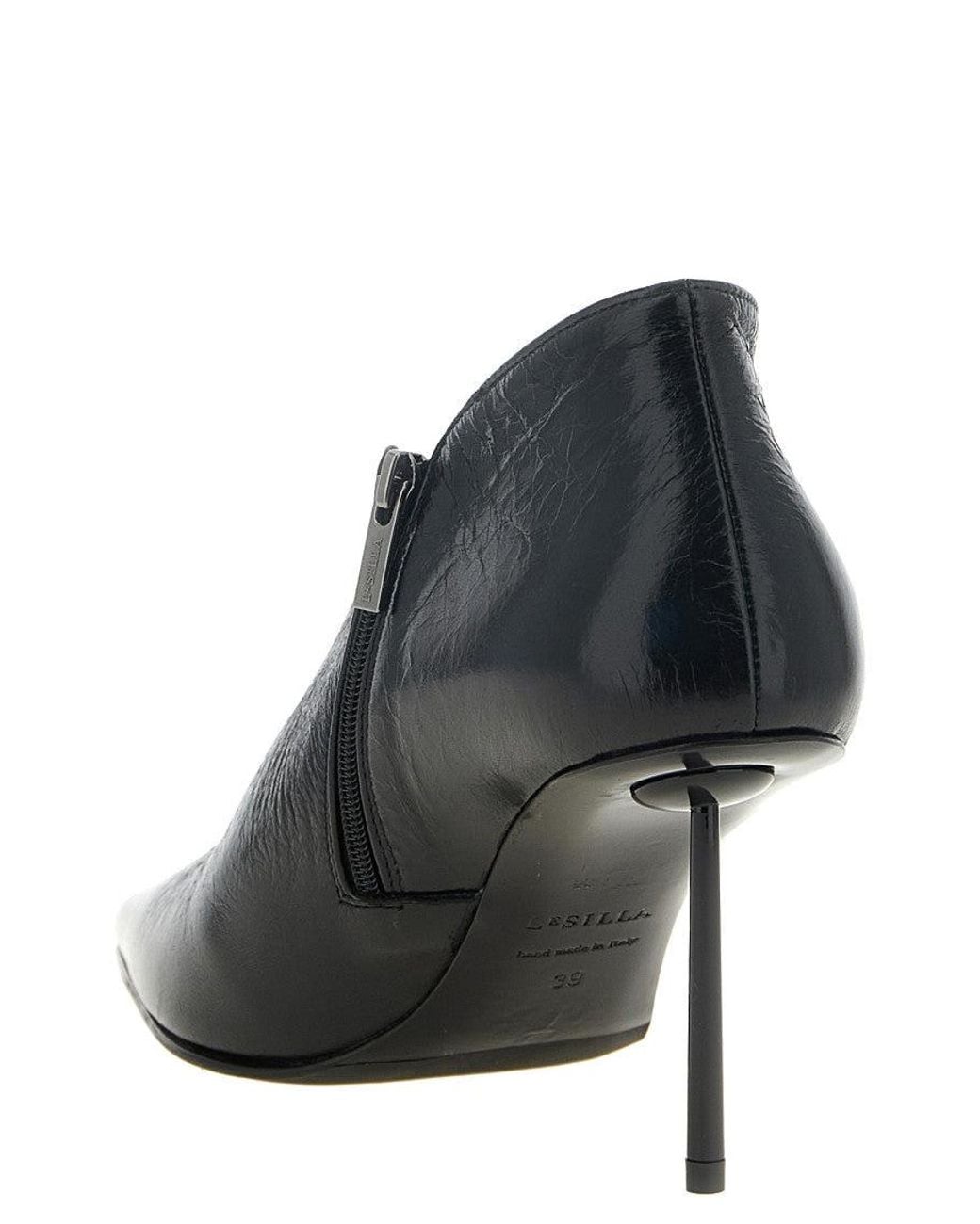 Le Silla Black Futura Ankle Boots