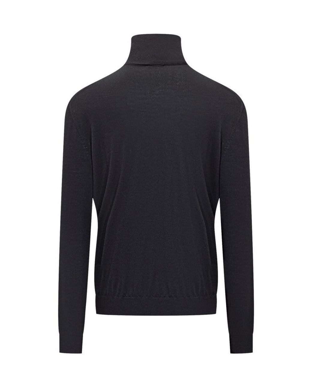 Malo Blue Dark Solid Sweaters for men