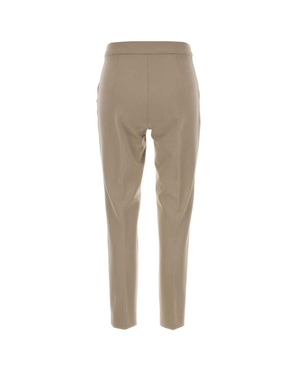 Max Mara Natural Slim Flat Front Pants