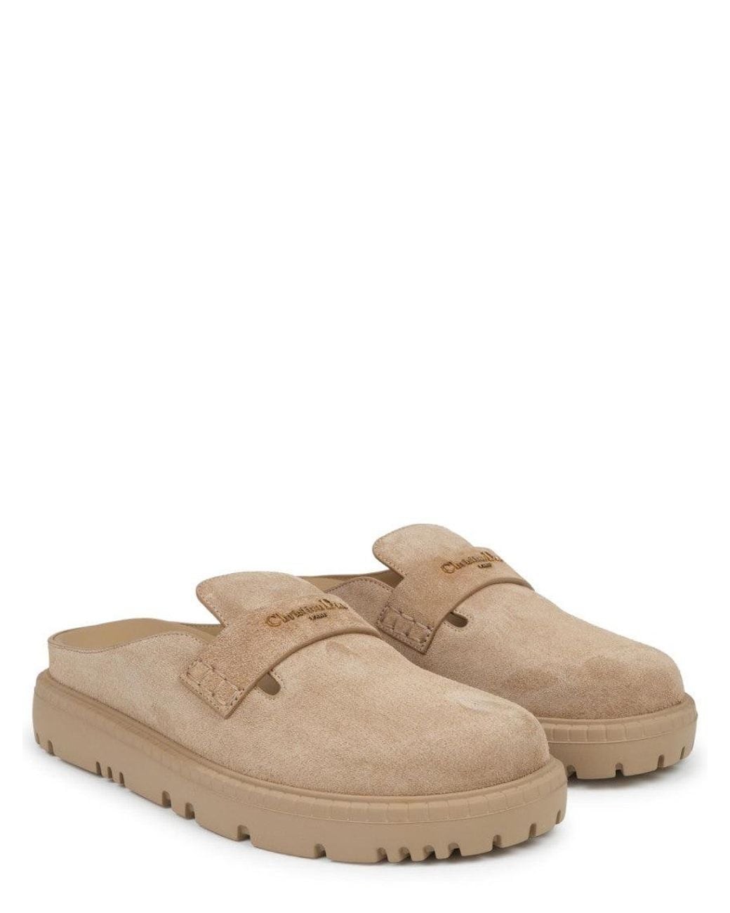 Dior Brown Suede Mules
