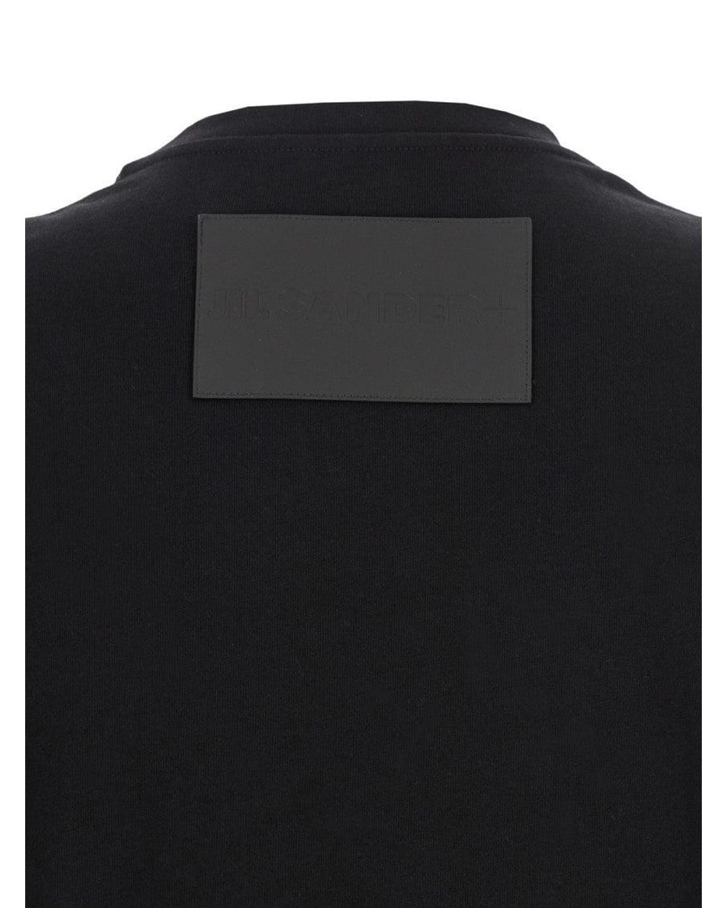 Jil Sander Black Solid T-Shirt for men