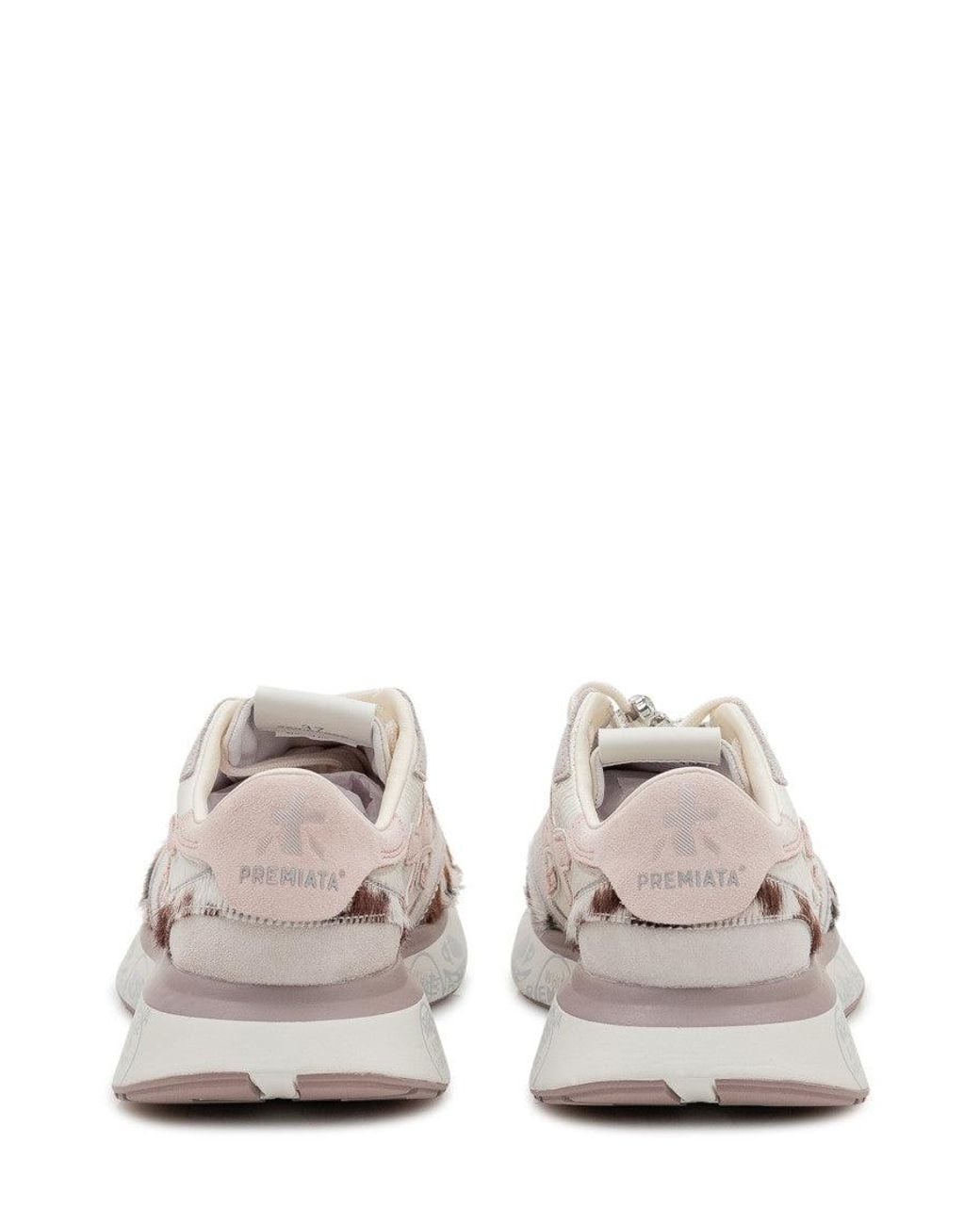 Premiata White Embellished Lauryn Sneakers