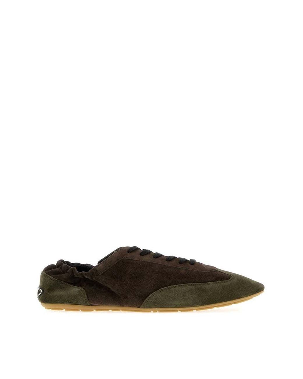 Saint Laurent Green Color Block Lewis Sneakers for men