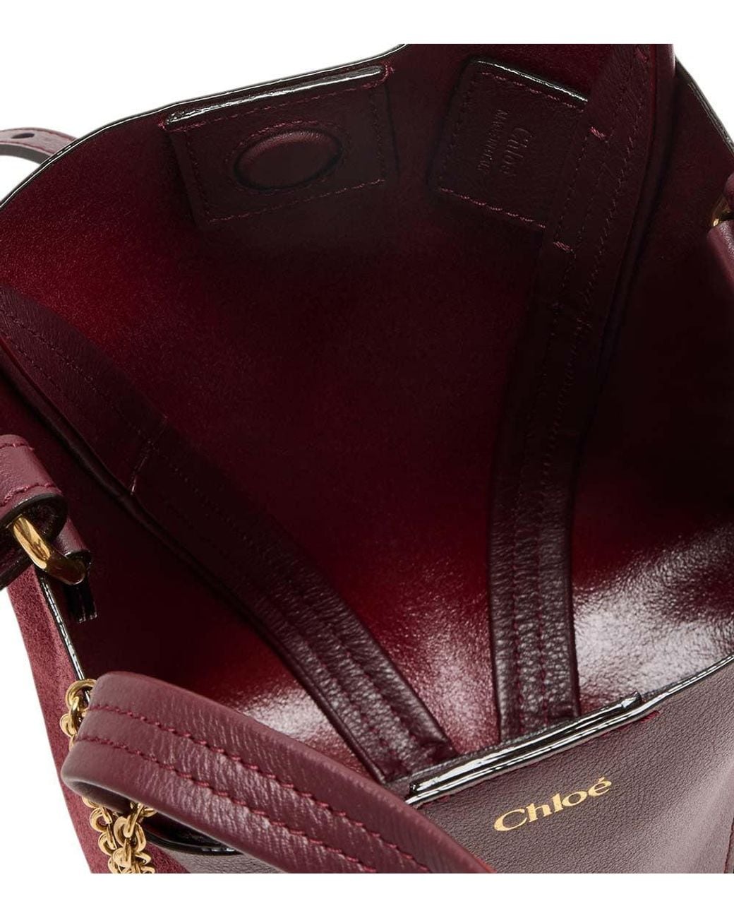 Chloé Red Spin Small Tote
