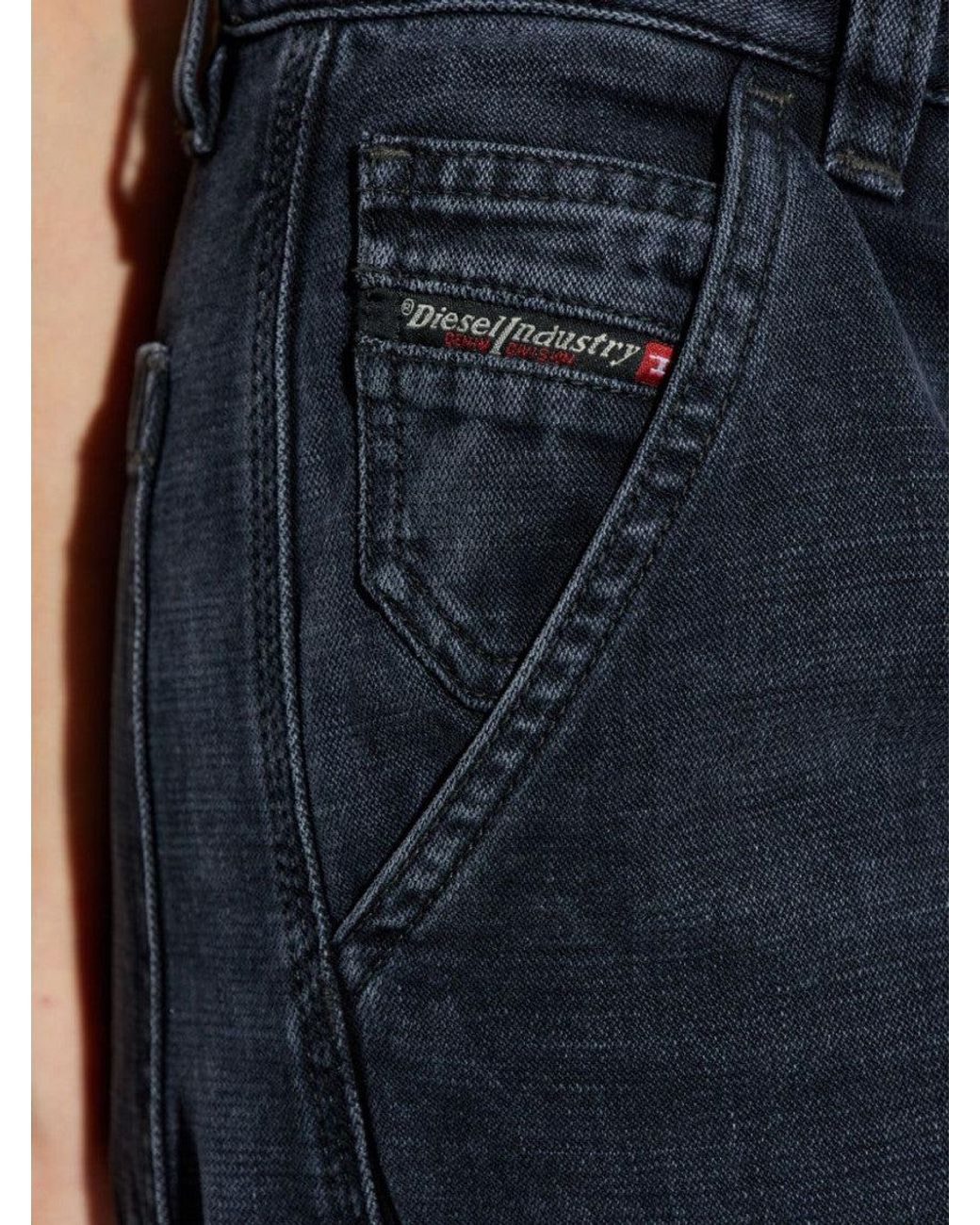 DIESEL Blue D-Pot-Cargo Jeans