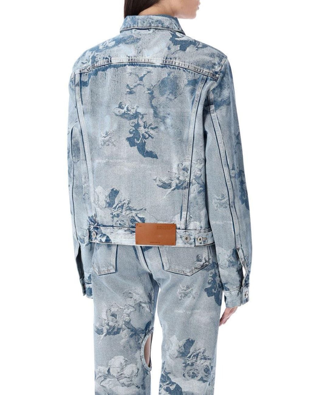 Off-White c/o Virgil Abloh Blue Regular Fit Jacket