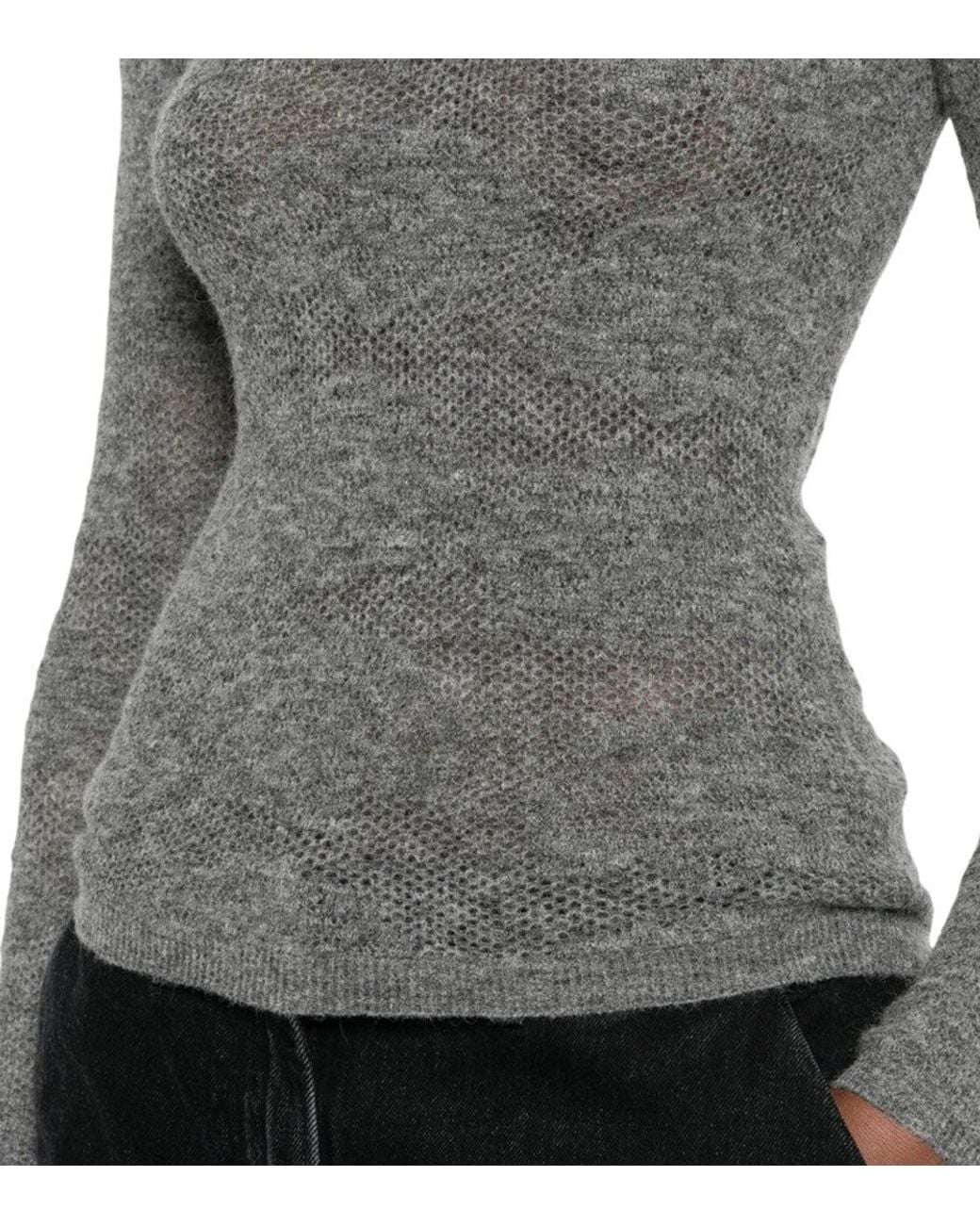 Brunello Cucinelli Gray Crew Neck Sweater