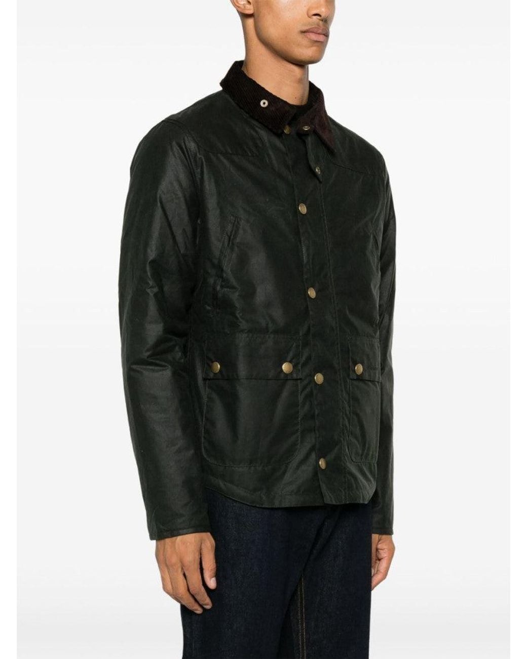 Barbour Black Dark Waxed Jacket for men
