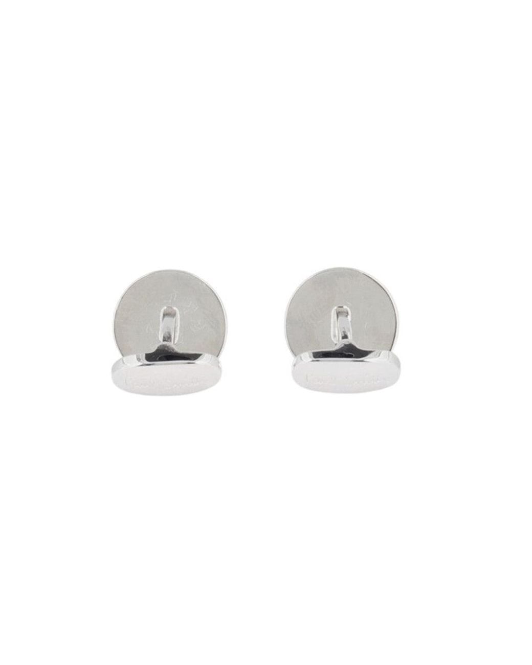 Paul Smith Blue Striped Cufflinks for men