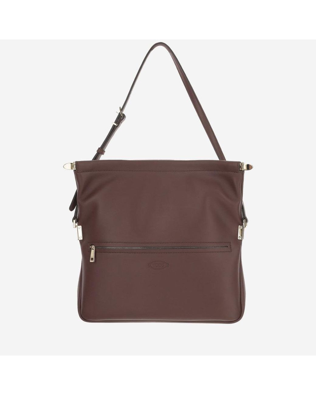 Tod's Purple Flap Foldable Shoulder Bag