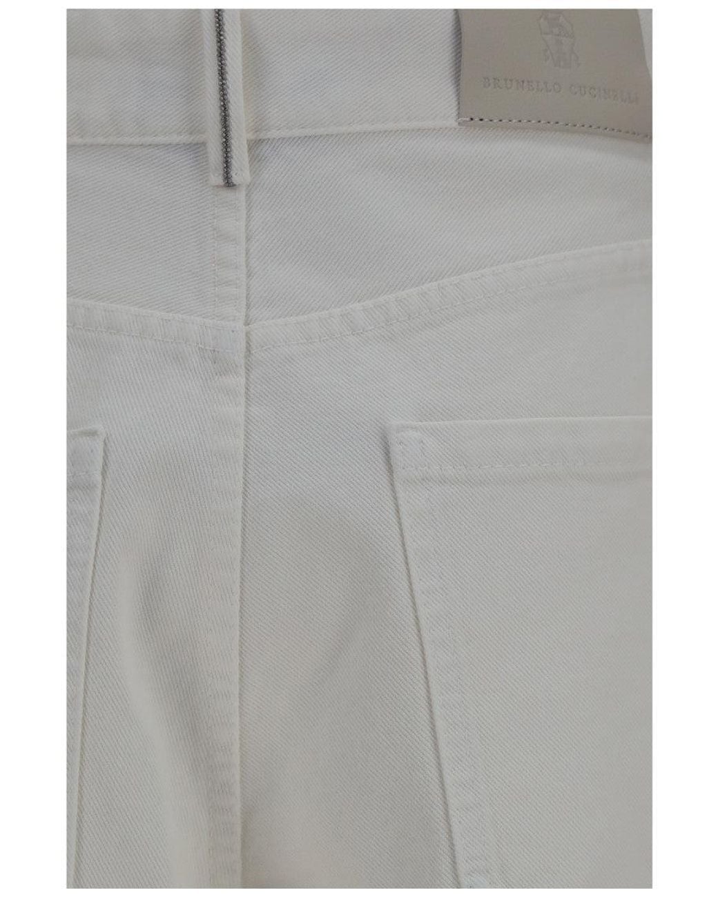 Brunello Cucinelli Gray Flared High Rise Jeans
