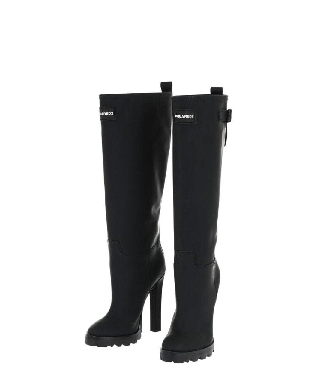DSquared² Black Hiking High Boots