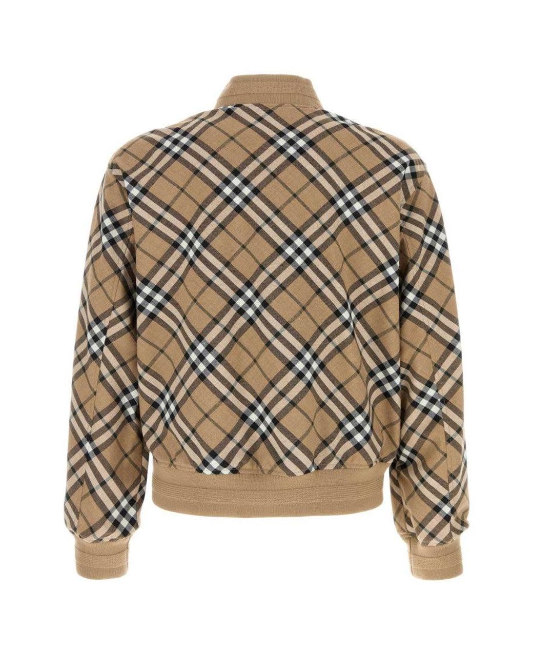 Burberry Multicolor Embroidered Polyester-Wool Bomber Jacket for men