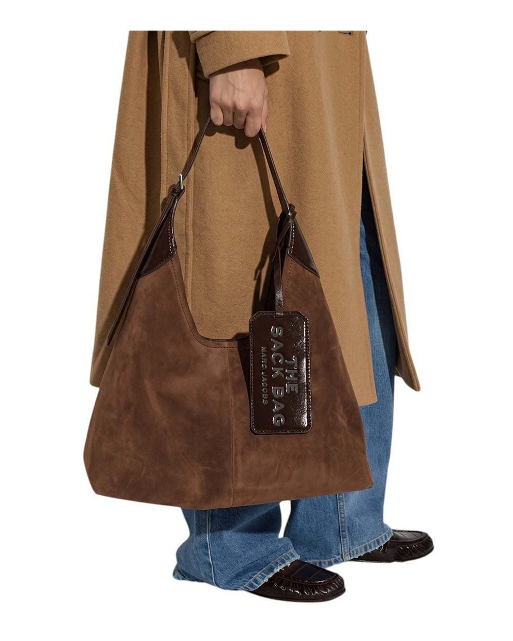 Marc Jacobs Brown The Sack Large Shoulder Bag