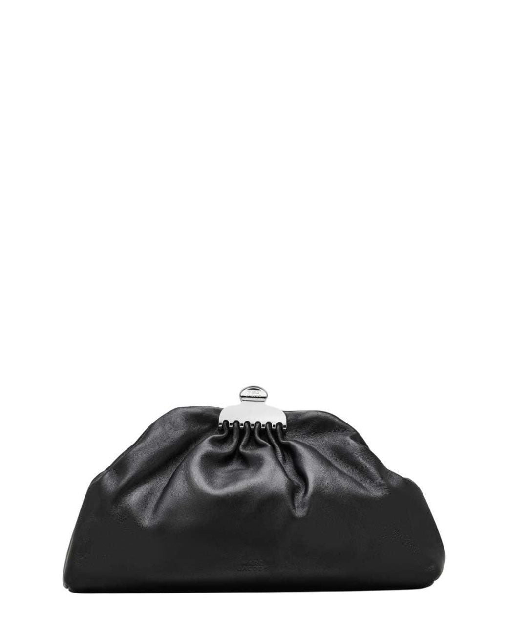 Marc Jacobs Black Claw Clip Large Clutch