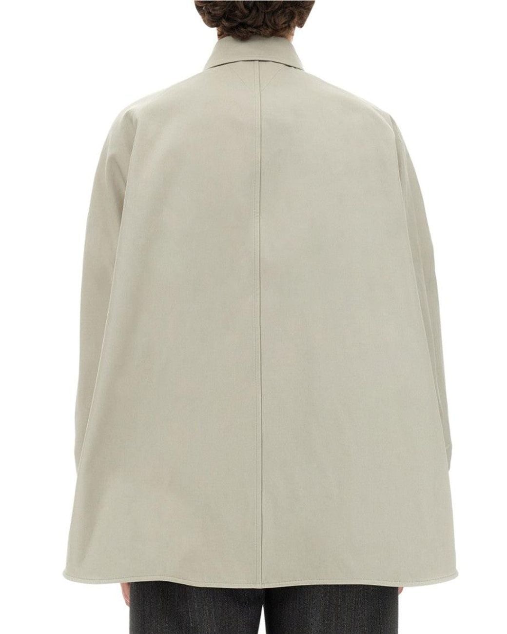 Bottega Veneta Natural Light Solid Overshirt for men