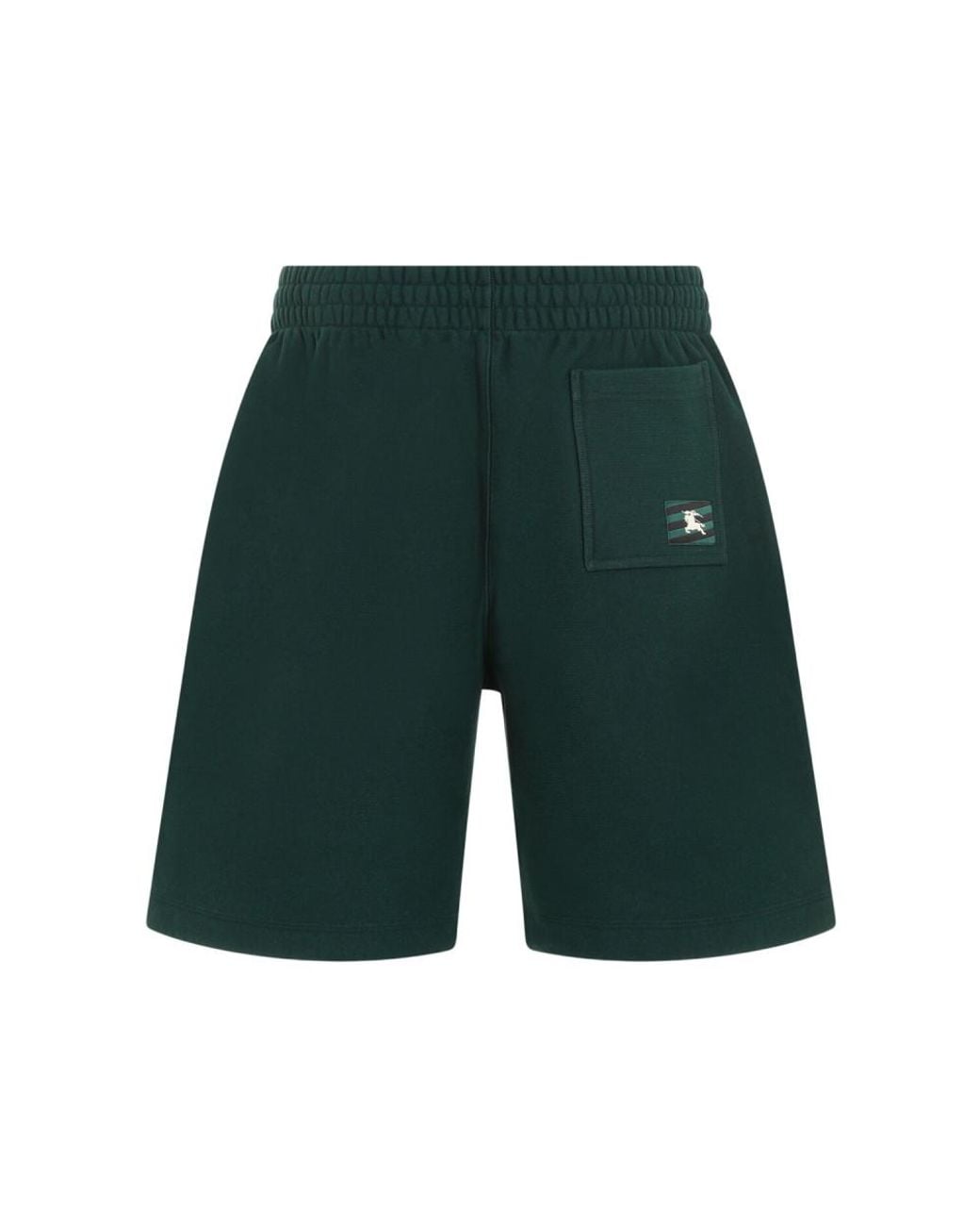 Burberry Green Relaxed Solid Shorts for men