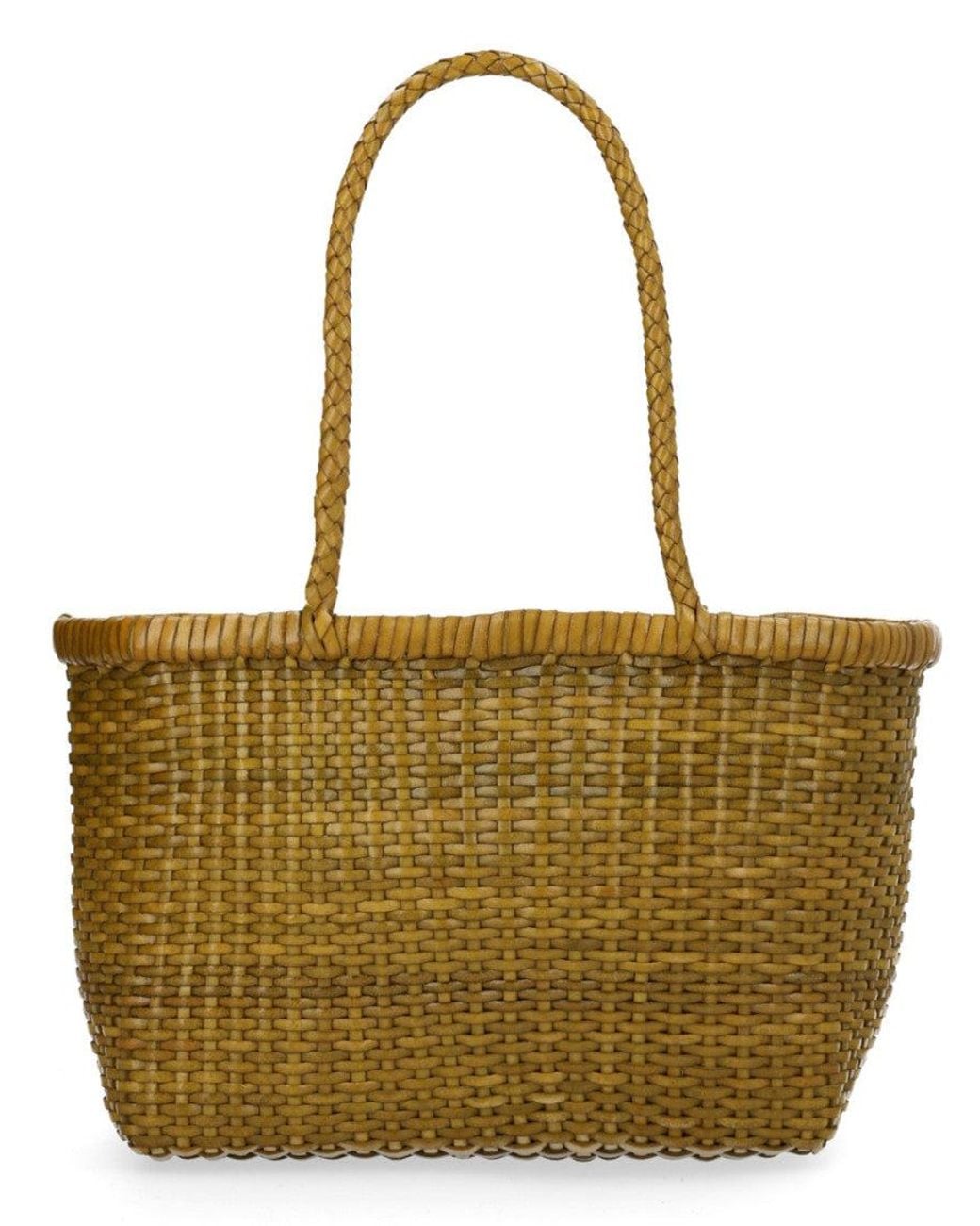 Dragon Diffusion Green B Weave Small Shoulder Bag