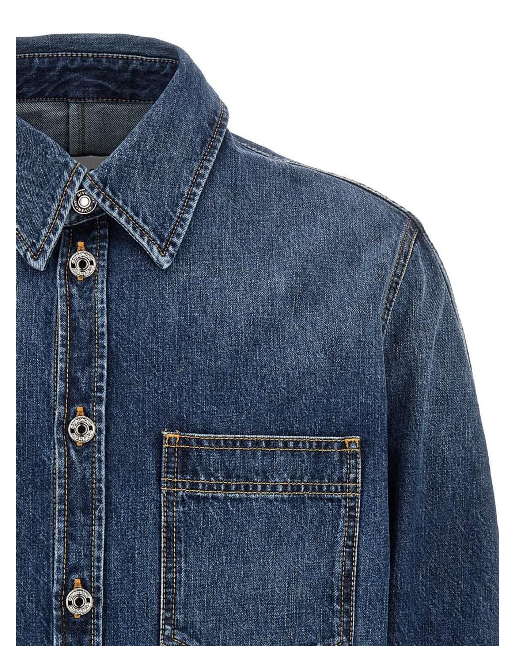 Givenchy Blue Denim Overshirt for men