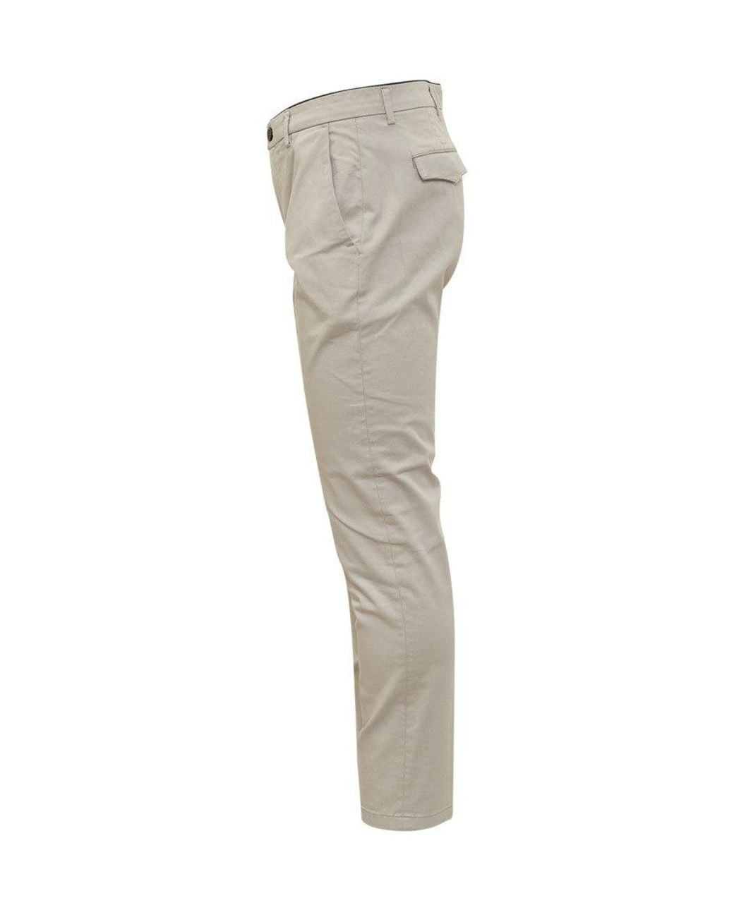 Department 5 Gray Light Slim Chino Pants for men