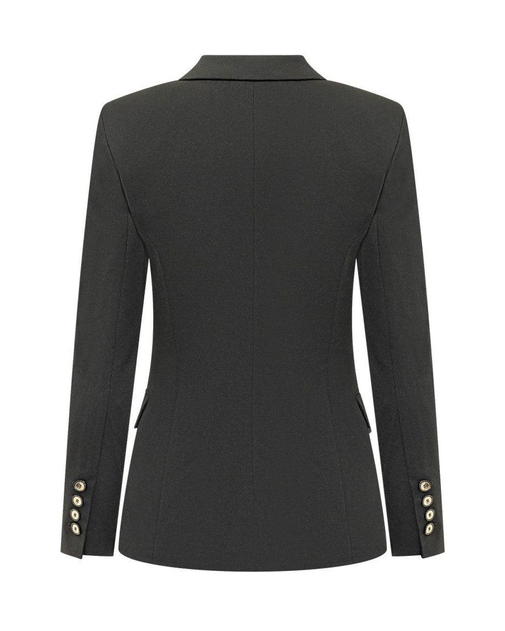 Pinko Black Stylish Blazer Mini Jacket
