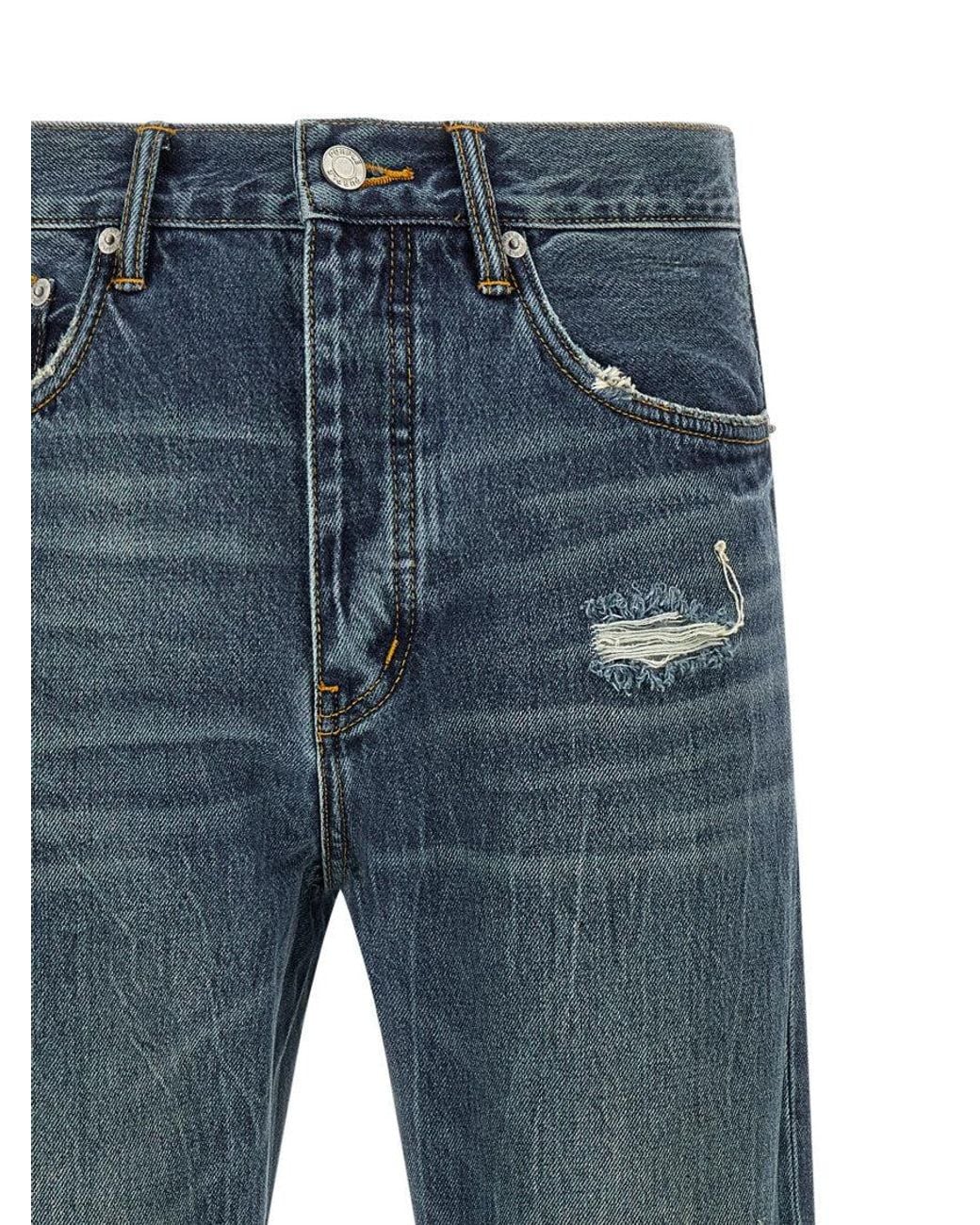 Purple Brand Blue Mid Rise Jeans for men