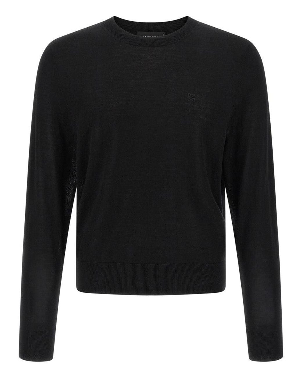 DSquared² Black Wool Sweater for men