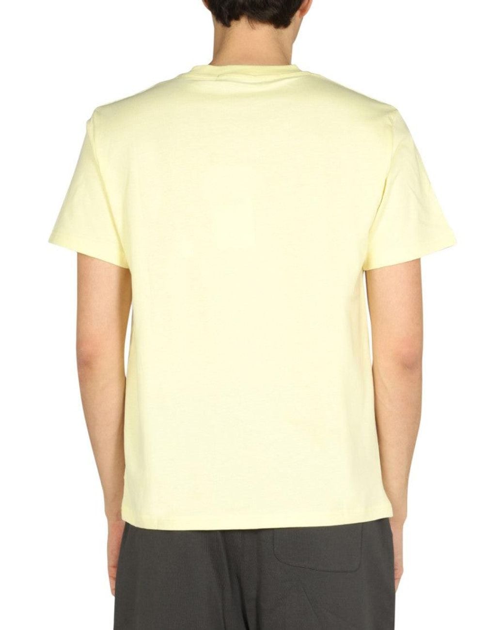Department 5 Yellow Crew Neck T-Shirt for men