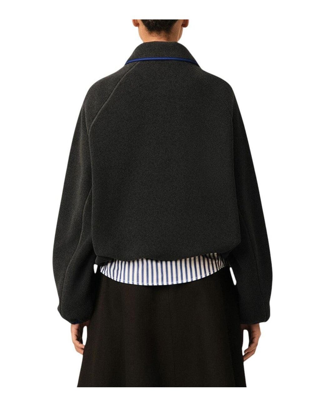 AMI Black Dark Fleece Sweatshirt