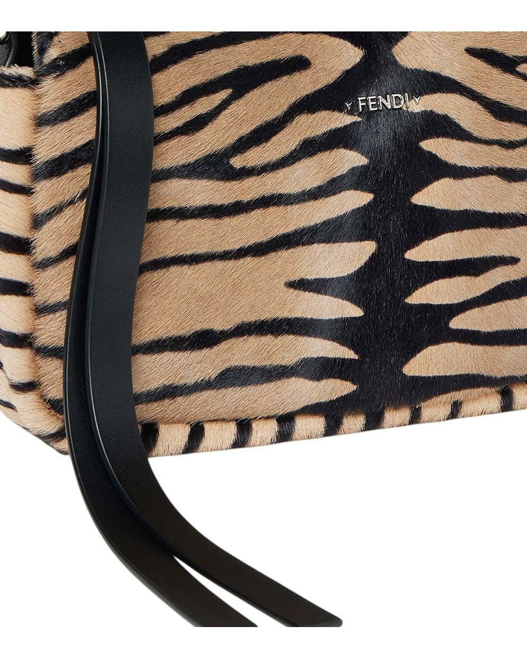 Fendi Metallic Zip Top Small