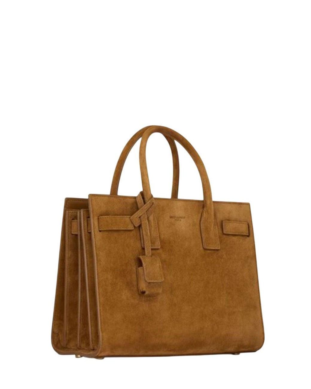 Saint Laurent Brown Sac De Jour Small Satchel