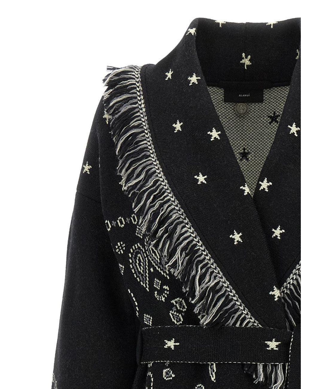 Alanui Black Trench Coat
