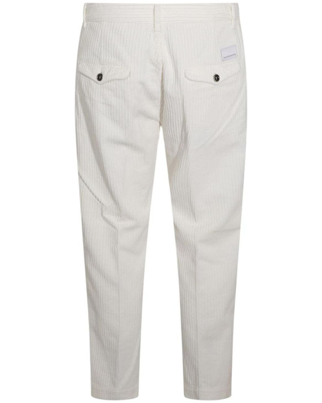 Nine:inthe:morning White Light Corduroy Trousers for men