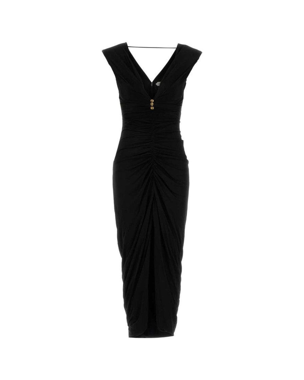 Versace Black Bodycon Slim Dress