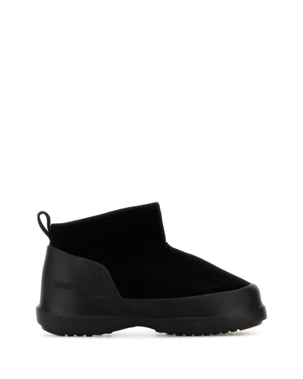 Moon Boot Black Luna Low Ankle Boots for men