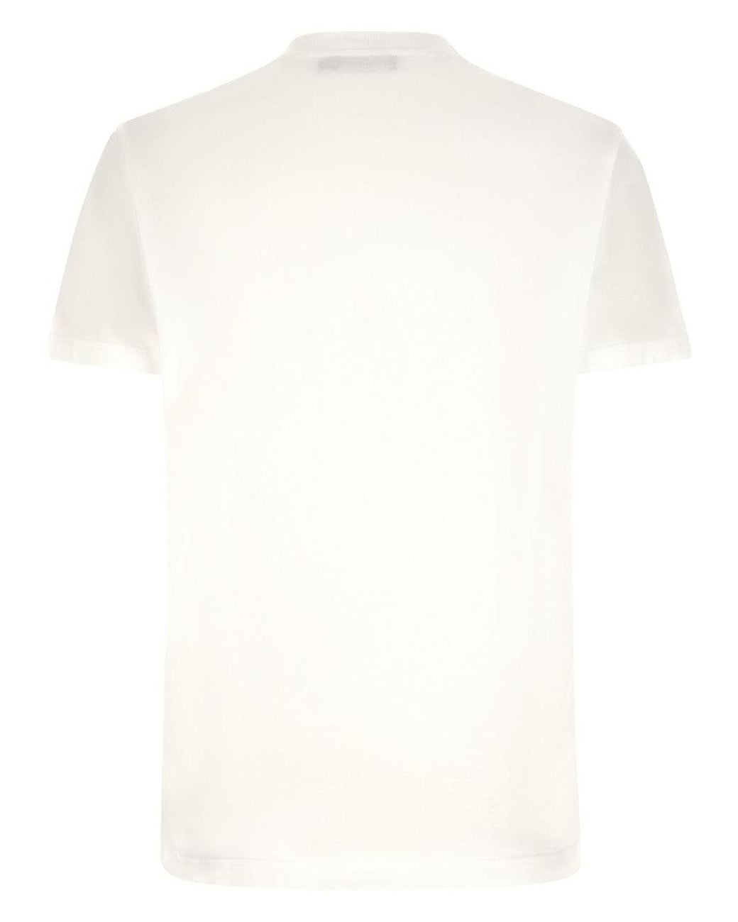 Dolce & Gabbana White Mini Logo T-Shirt for men