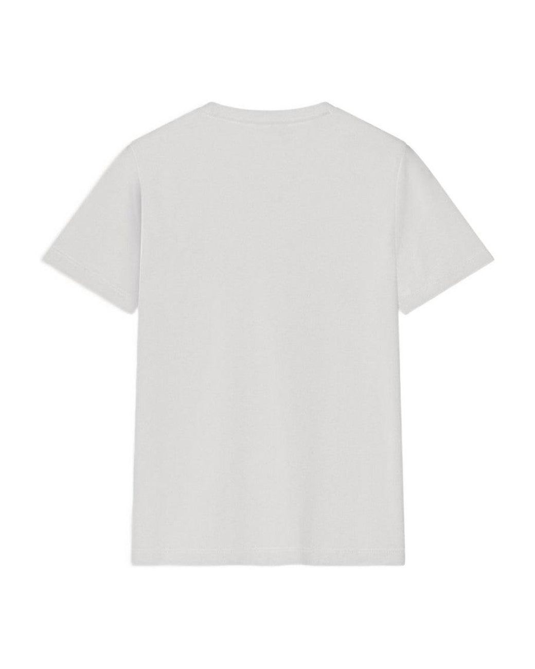 Maison Kitsuné White Fox Head Cotton T-Shirt