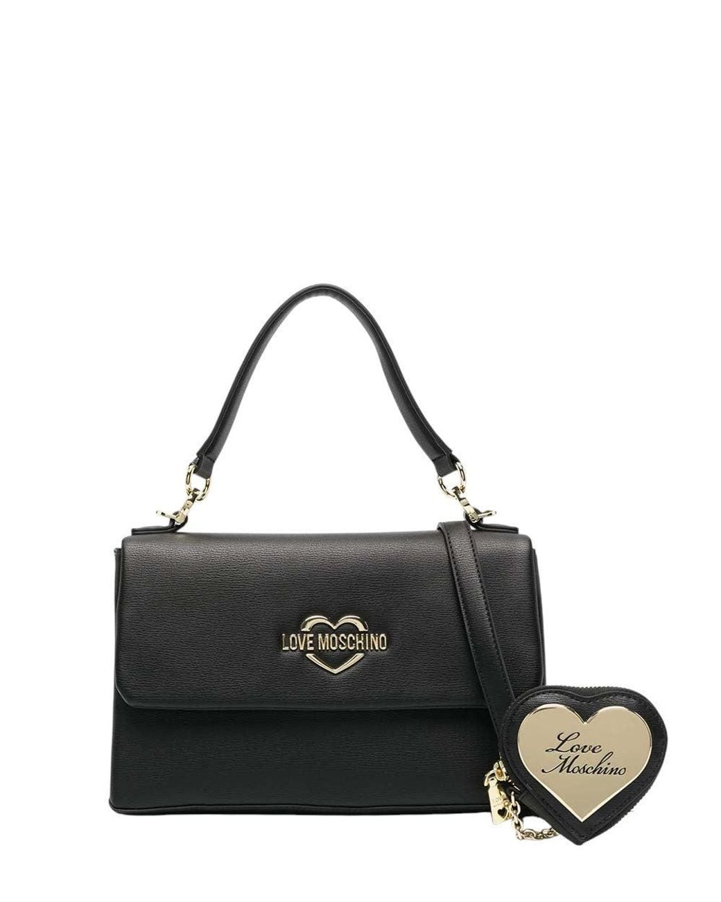 Love Moschino Black Logo Small Satchel