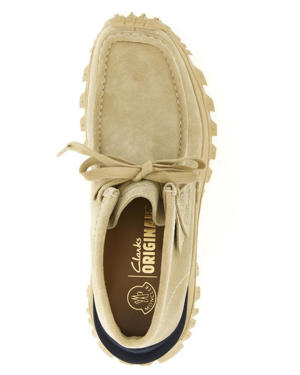 Moncler Natural Clarks 'Trailgrip Wallabee Gtx' Ankle Boots for men