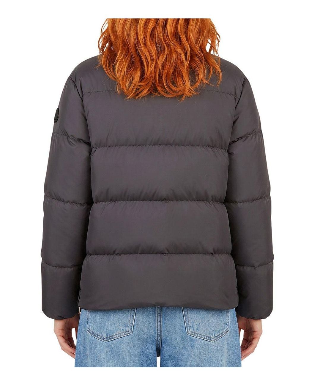 Moncler Black Mock Collar Jacket