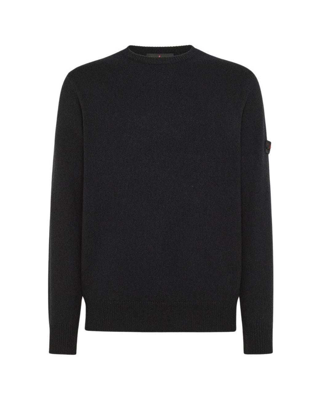 Peuterey Black Crew Neck Sweater for men
