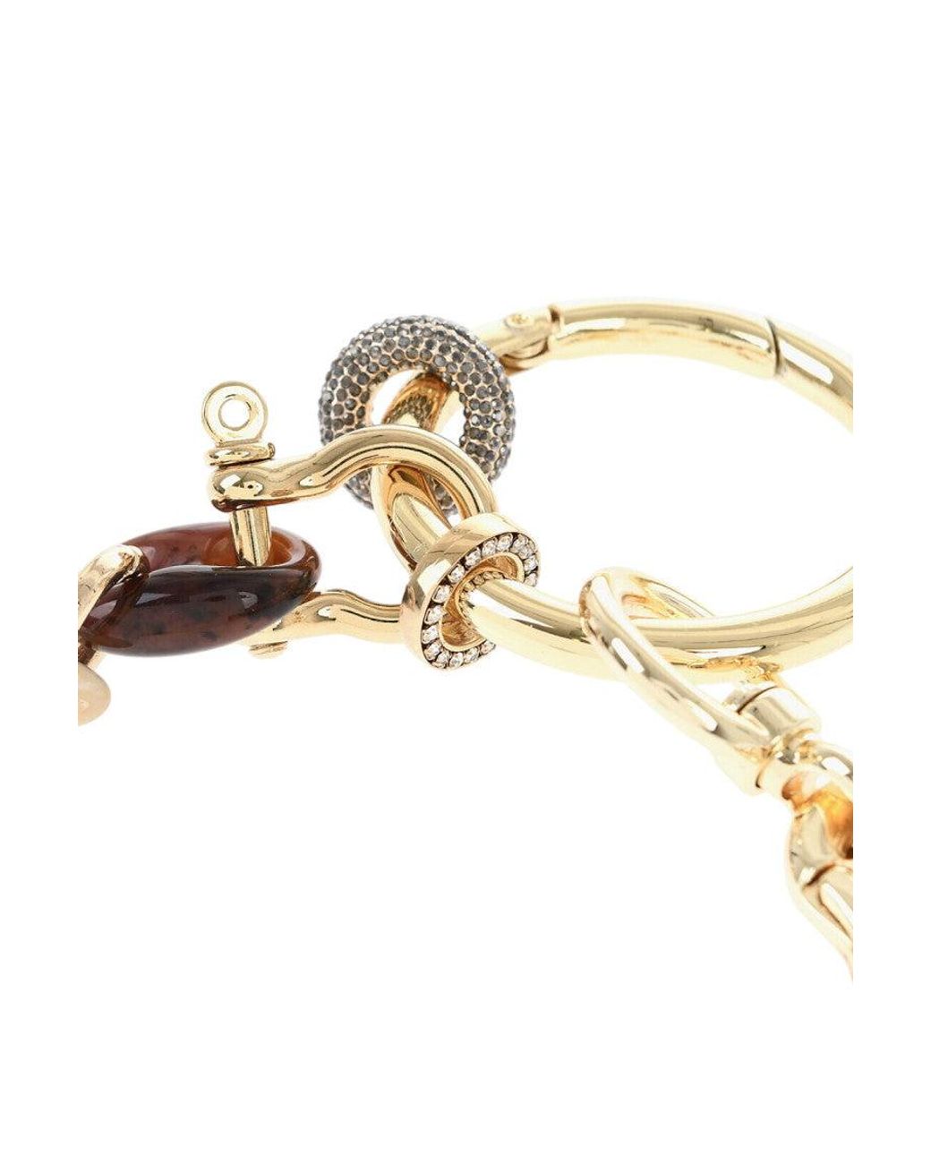 Benedetta Bruzziches Metallic Golden Chatelaine Key Charm