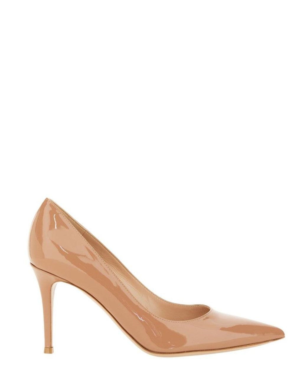 Gianvito Rossi Natural Decollete 85