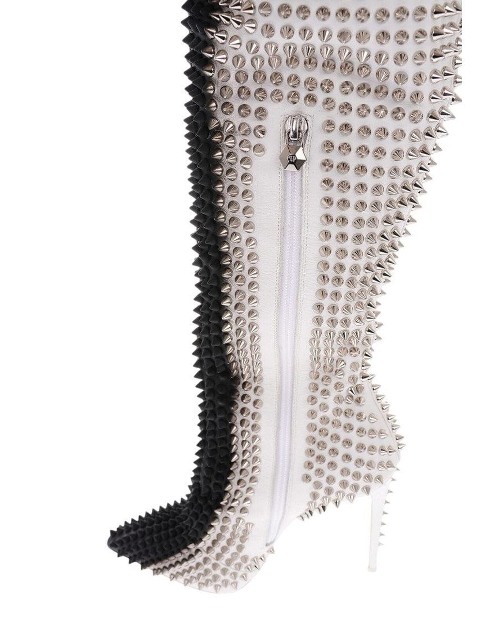 Philipp Plein Blackwhite Over-The-Knee Boots