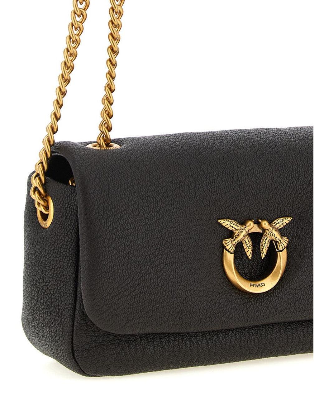 Pinko Black 'Love Bag' Crossbody Bag