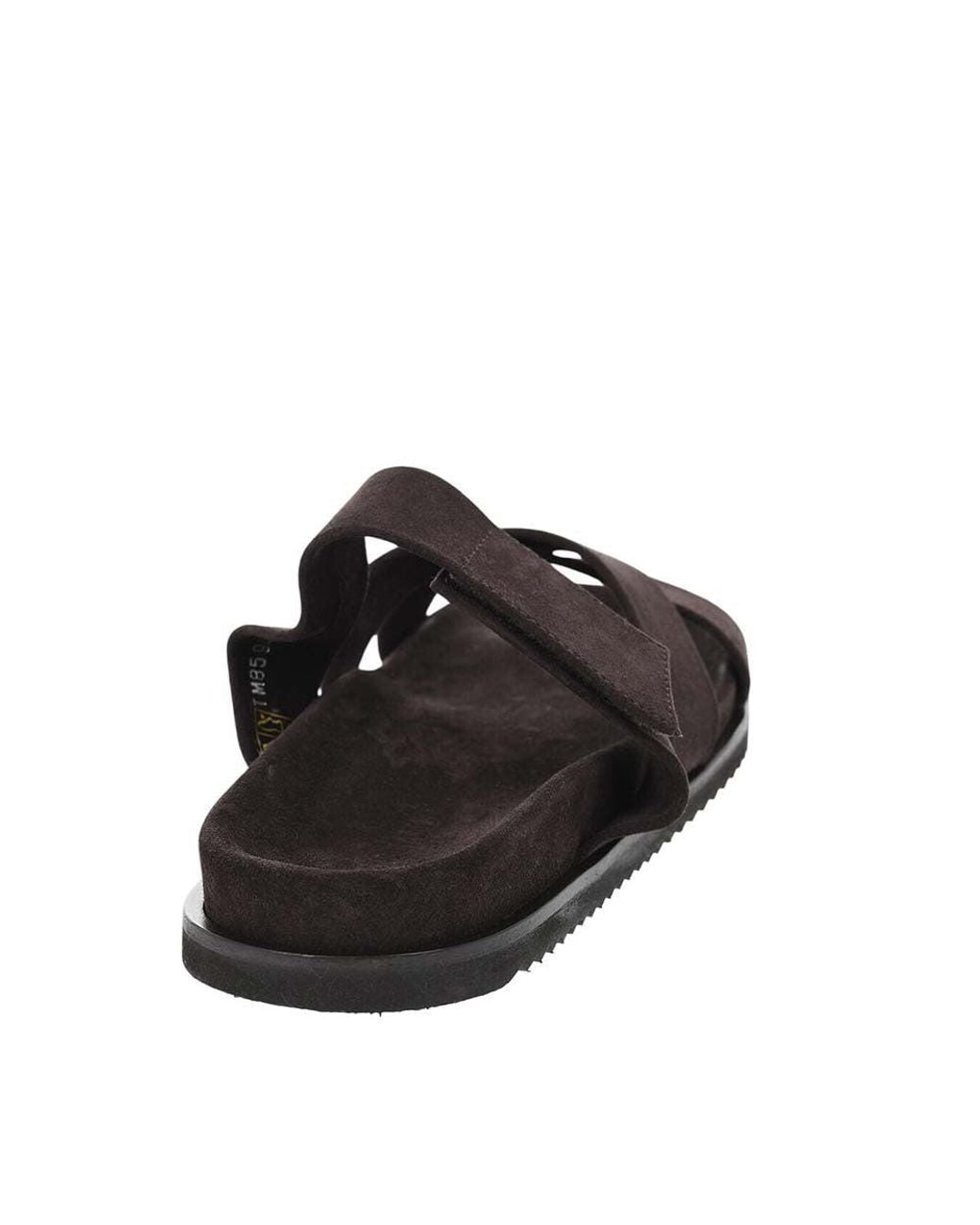Corneliani Black Suede Sandals for men