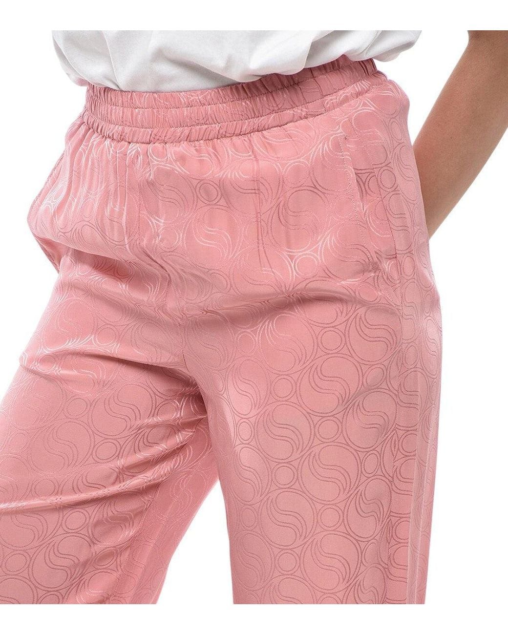 Stella McCartney Pink Relaxed Drawstring Pants